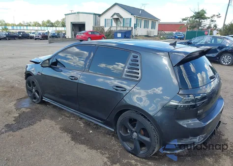 2015 Volkswagen Golf Gti 2.0T Se 4-Door из США, поврежденный, VIN 3VW4T7AU2FM009644